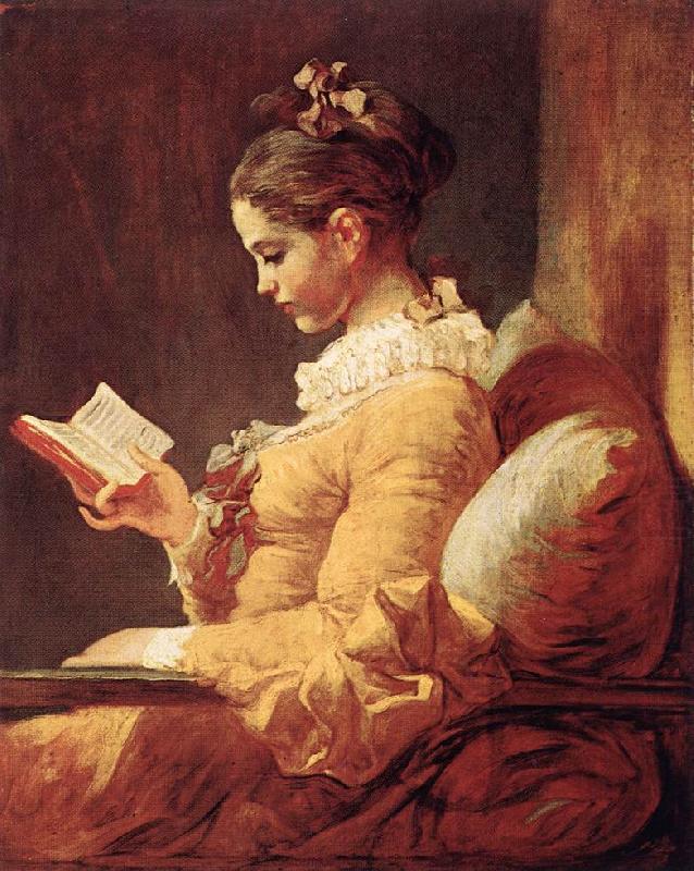 Jean Honore Fragonard A Young Girl Reading china oil painting image